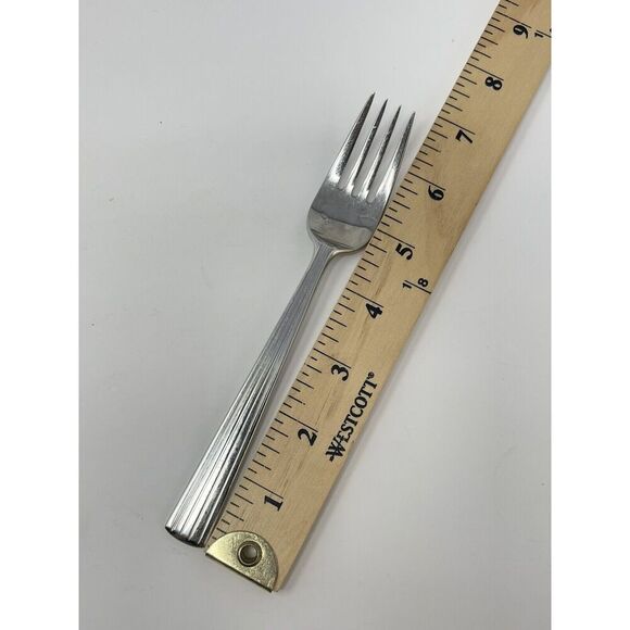 Reed & Barton Berkeley 18/10 Stainless Flatware Salad Fork 7” Set Of 6 - Picture 2 of 6